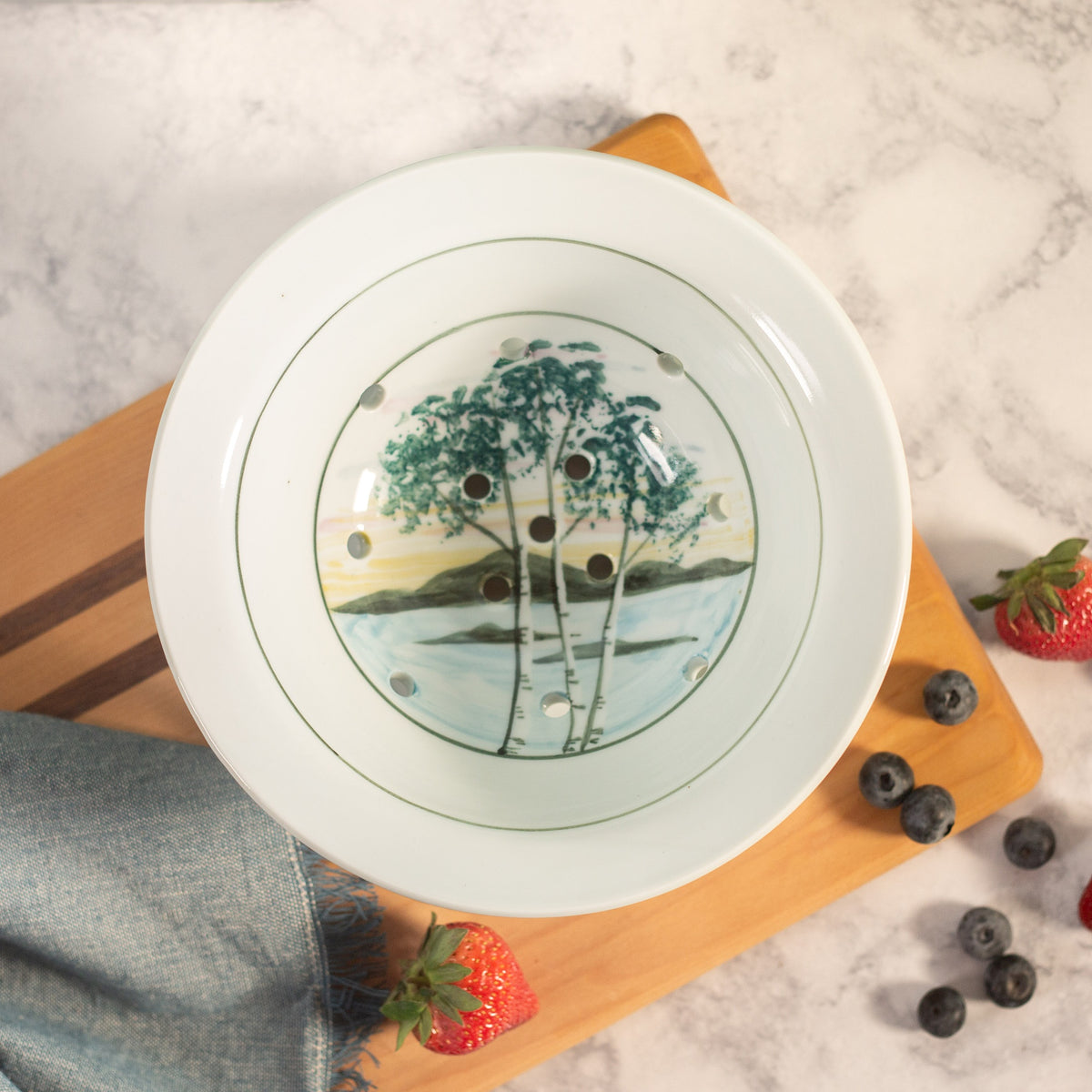 Berry Bowl with Plate